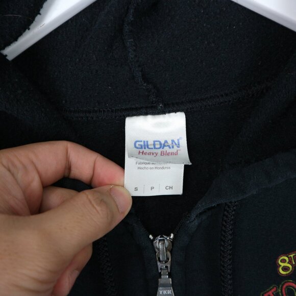 Run To The Hills 2015 Memorial Biker Rally Zip Up Hoodie Vintage Small - Picture 4 of 5